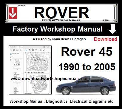 Rover 45 workshop service repair manual download
